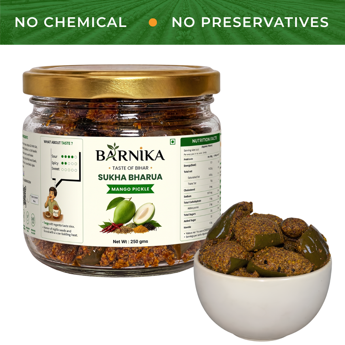 Sukha Bharua Mango Pickle